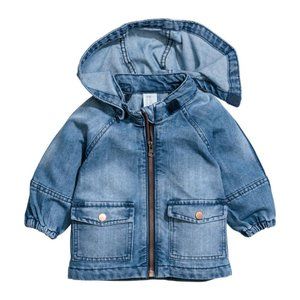 H&M denim parka, kids size 3/4